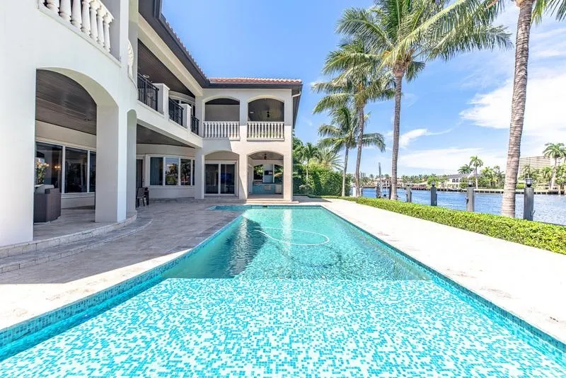 A Real Dream On The Intracoastal, Pool by Kathryn Interiors