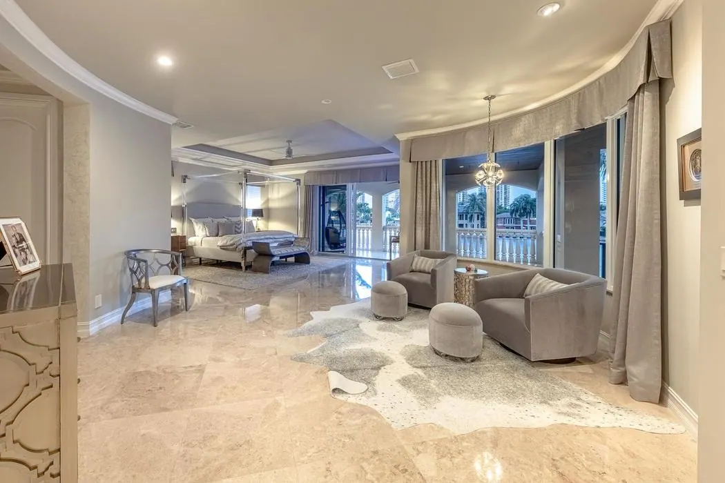 A Real Dream On The Intracoastal, Primary suite by Kathryn Interiors