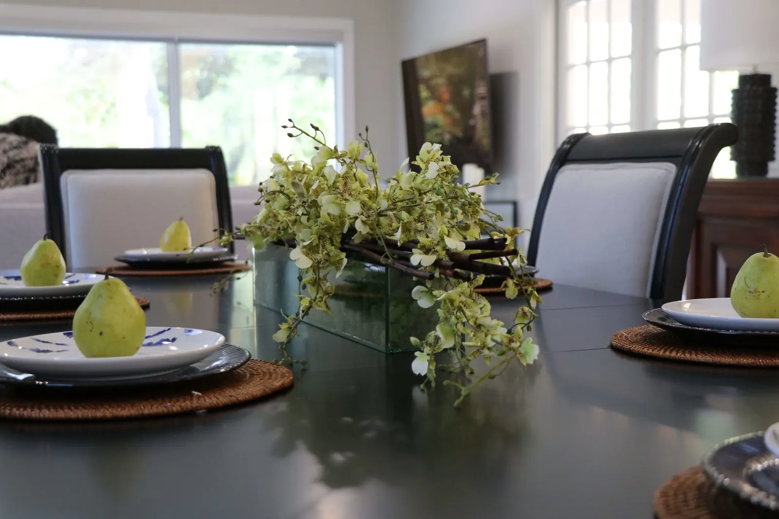 Dining room accessories on the table