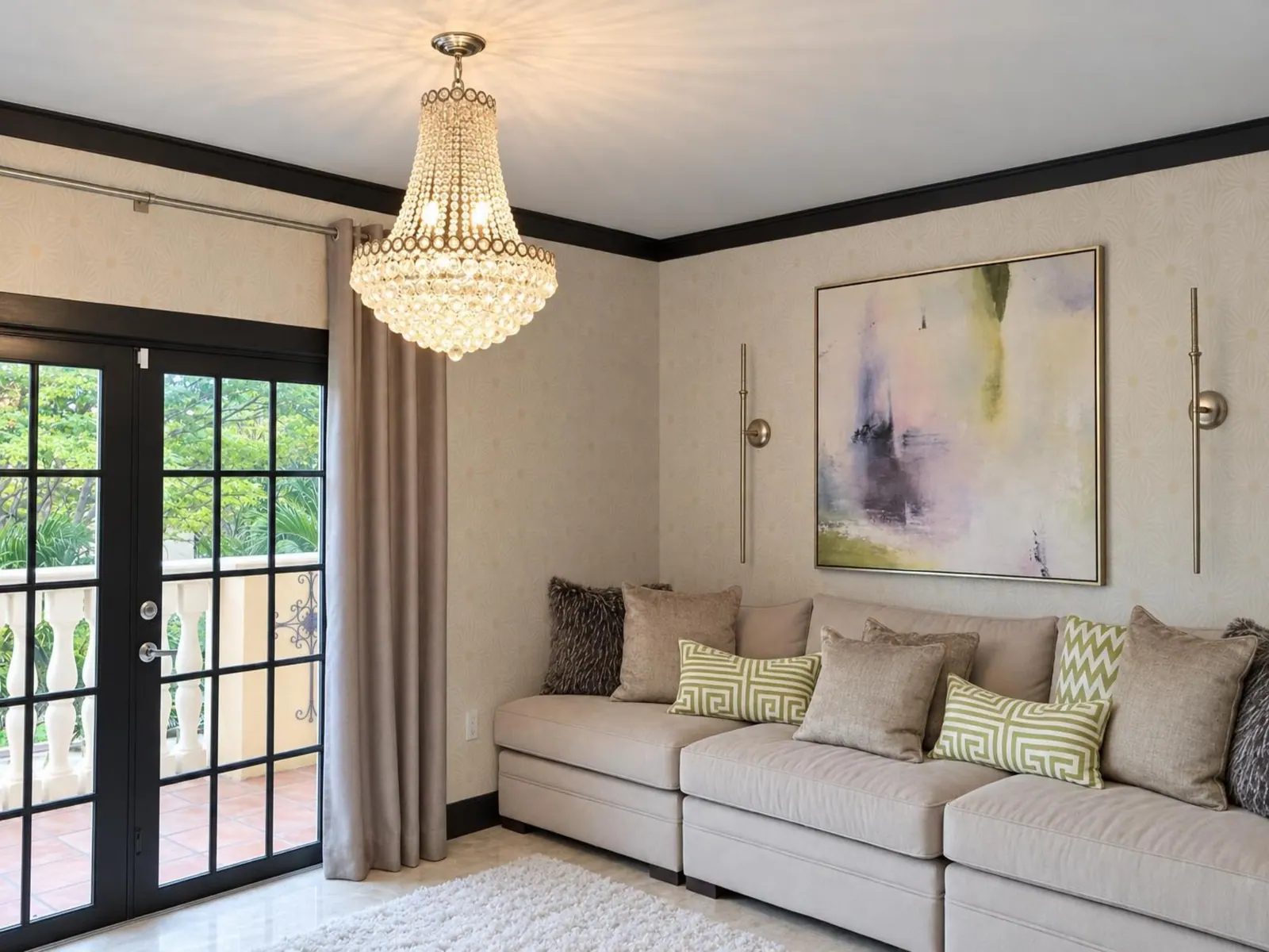Living room, Other rooms by Kathryn Interiors