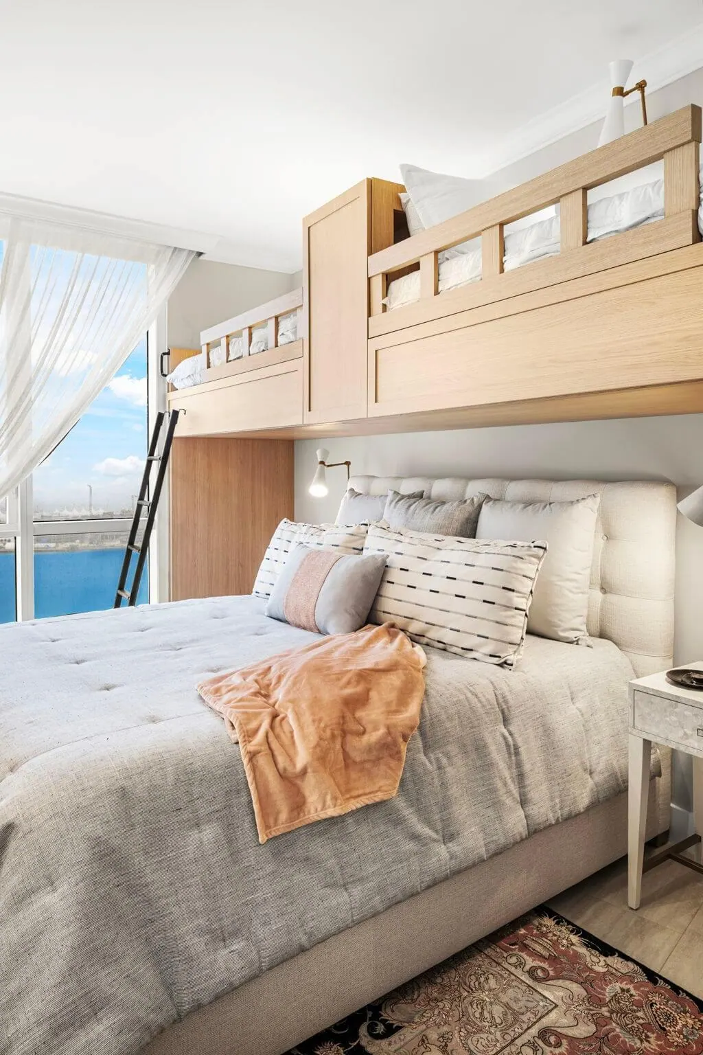 Luxury Waterfront Condo, Bedroom by Kathryn Interiors