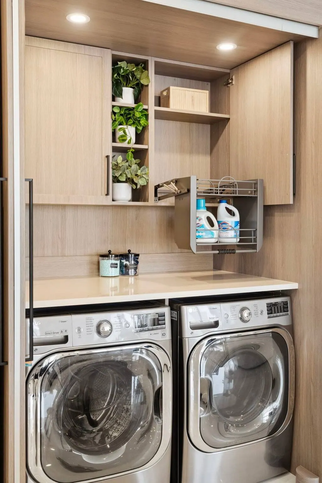 Luxury Waterfront Condo, Laundry by Kathryn Interiors