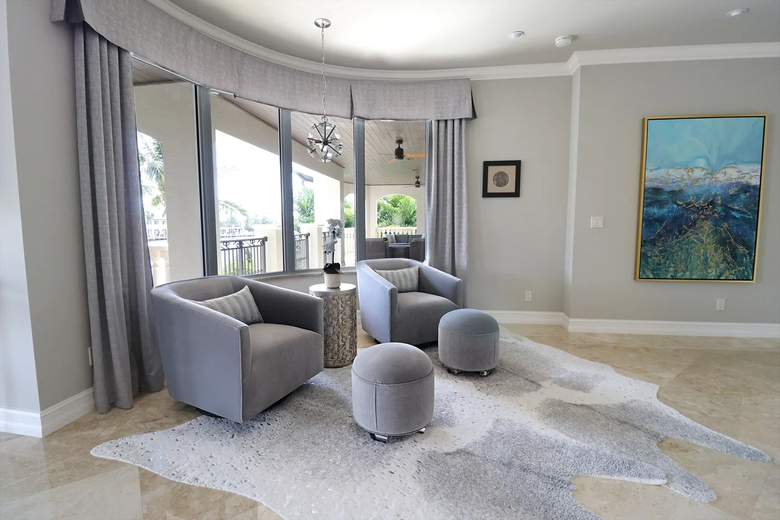 A Real Dream On The Intracoastal, Bedroom by Kathryn Interiors