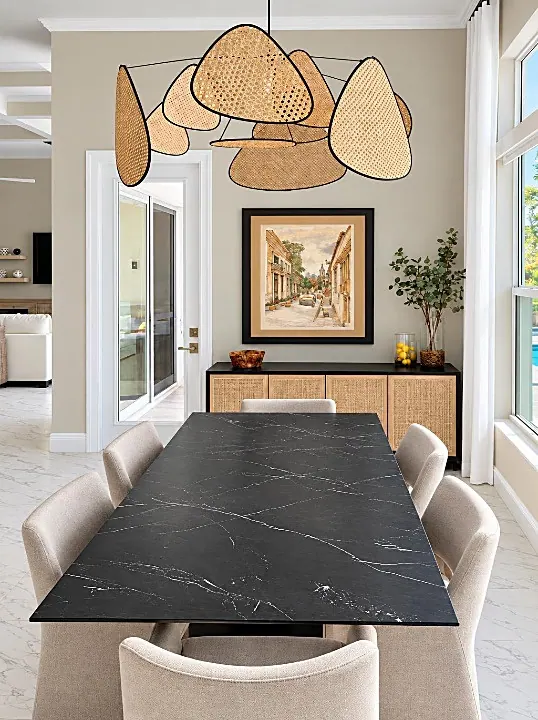 Vero Beach, Dining room by Kathryn Interiors