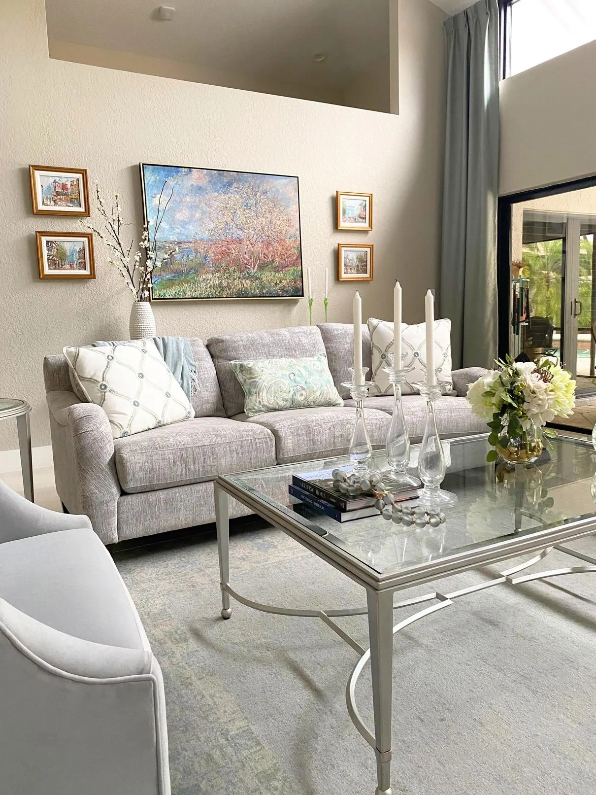 Weston Home, Living room by Kathryn Interiors