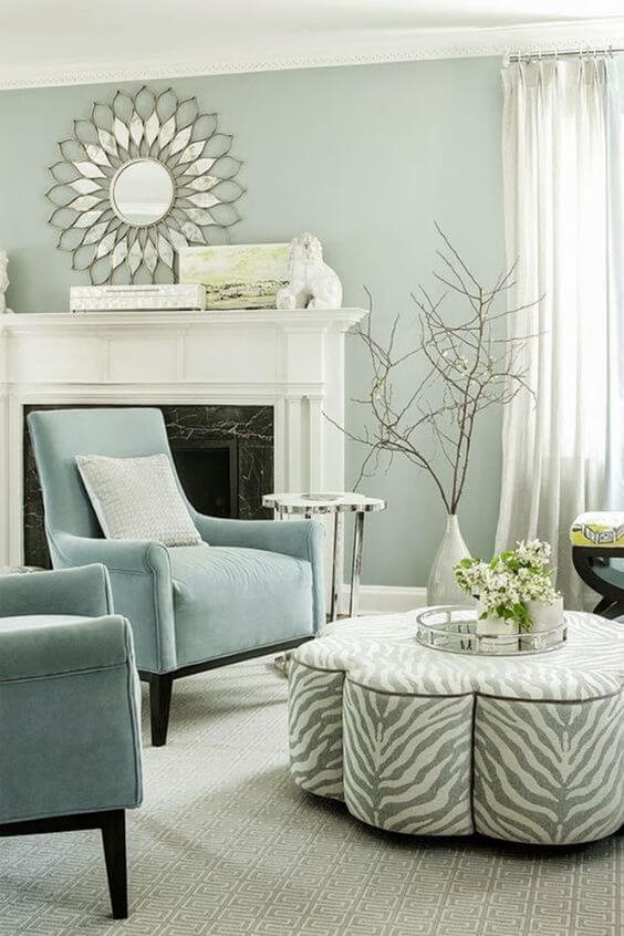 Eco friendly white living room as a 2022 interior design trend