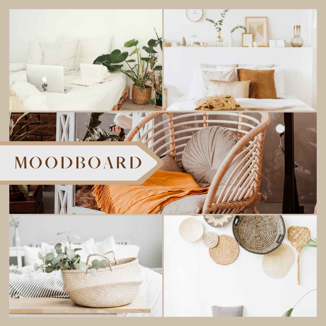 Accent colors example for moodboard