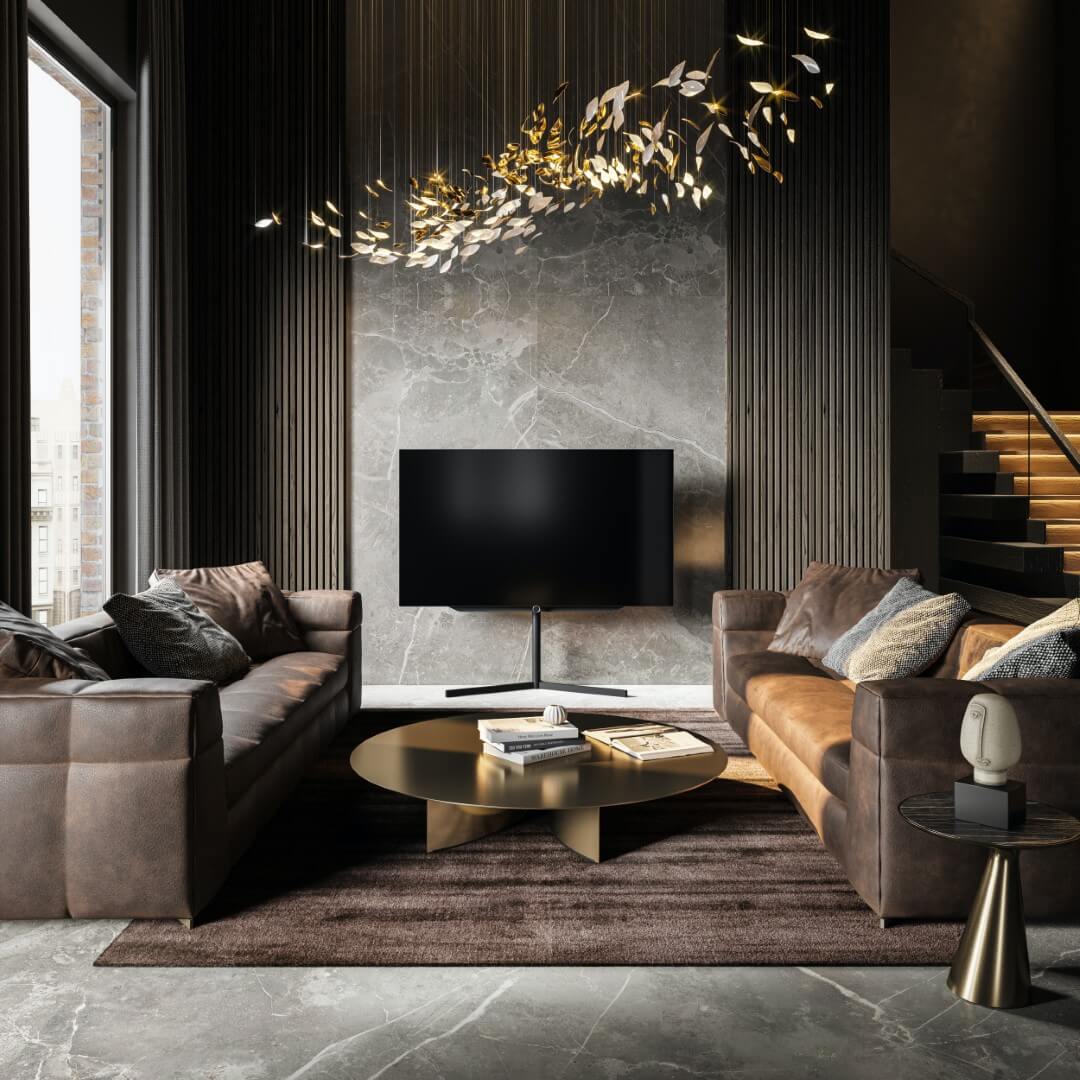 Contemporary elegant living room